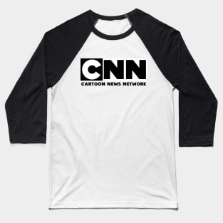 CNN - Cartoon News Network Baseball T-Shirt